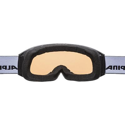 Превью  Маска горнолыжная ALPINA Nakiska Q-Lite Black Matt/Gold (A7280831)
